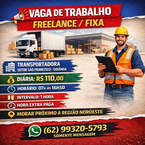 Free Lancer Goiânia carga e descarga 