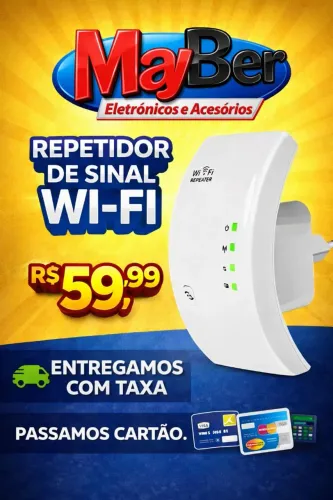 Repetidor de sinal wi-fi