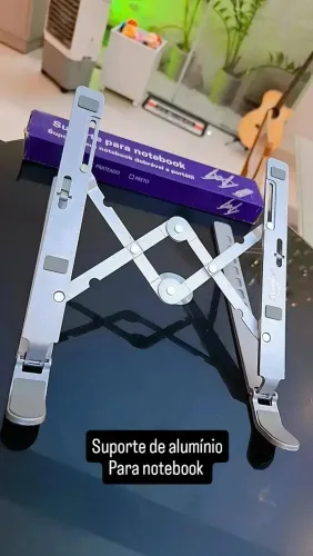Suporte notebook alumínio