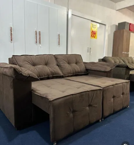 * Sofá Retrátil R$1499 à Vista | Frete Grátis + 12x Sem Juros
