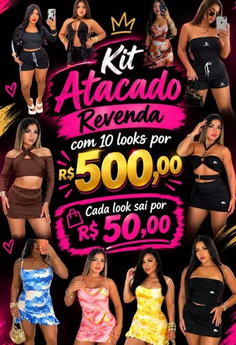 Oportunidade única ? Kit com 10 roupas femininas