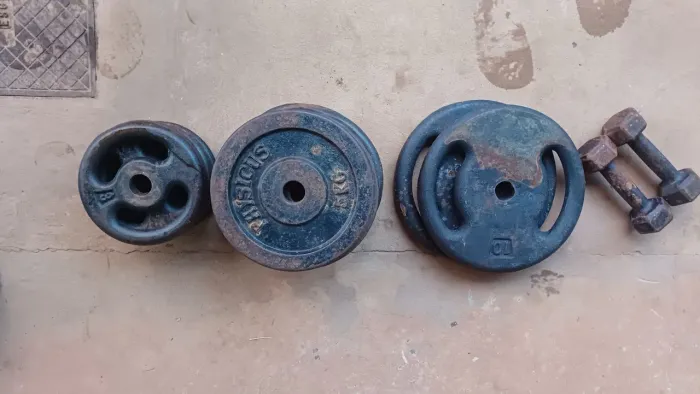 Pesos academia + equipamentos 