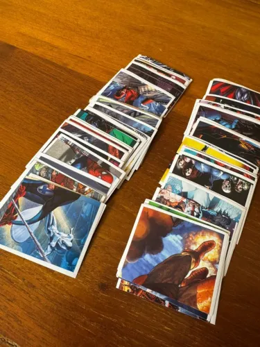 Coleção Marvel 2005 - 191 Figurinhas - 104 Distintas - Lote Grande Para Completar Álbum