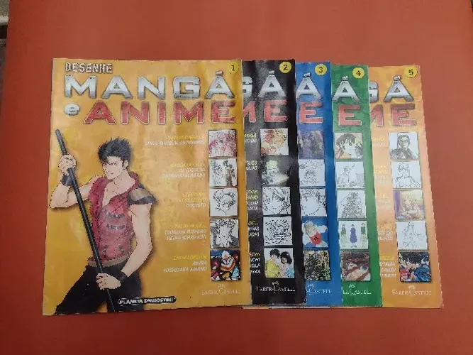Coleção Desenhe mangá e anime do nº 1 ao nº 31 - faltando somente o nº 28
