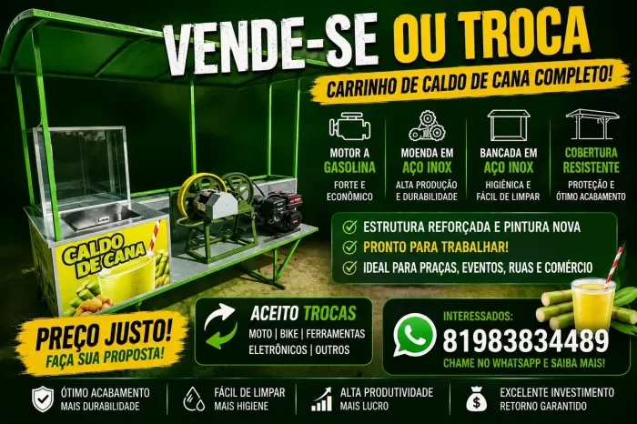 Carroça de Caldo de Cana