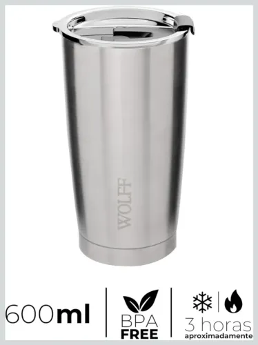 Copo termico Wolff 600ml