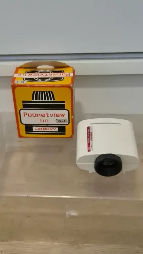 Visualizador de Slides Visor de Negativos Cherry Pocketview 110 G-1