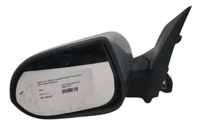 Retrovisor Eletrico Esquerdo  Onix Prisma 2013 2019 Preto 52126130