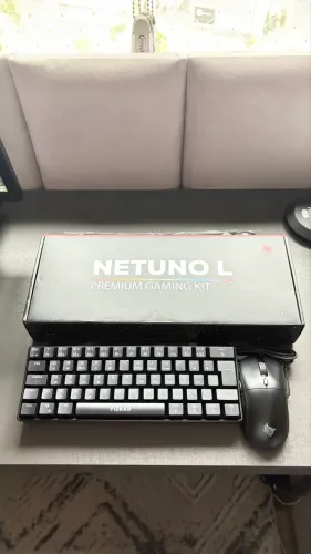 Kit Gamer Pichau Netuno L - Teclado + Mouse + Mouse Pad