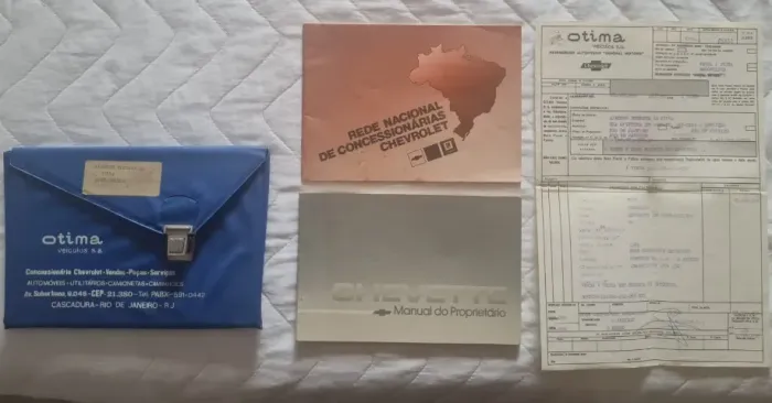 Manual do Proprietário Chevrolet Chevette (Sedan, Hatch, Chevy 500 e Marajó) 1985