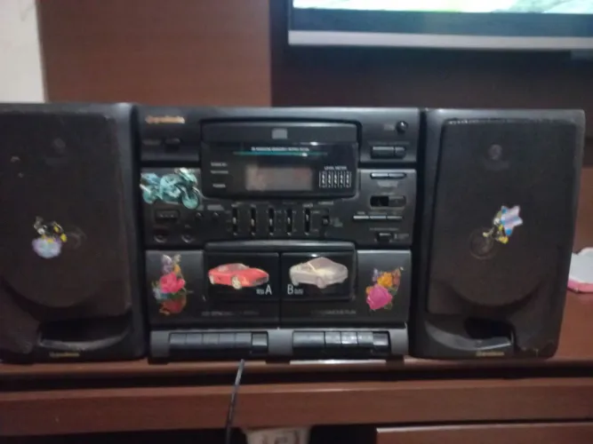Rádio gradiente antigo 1990