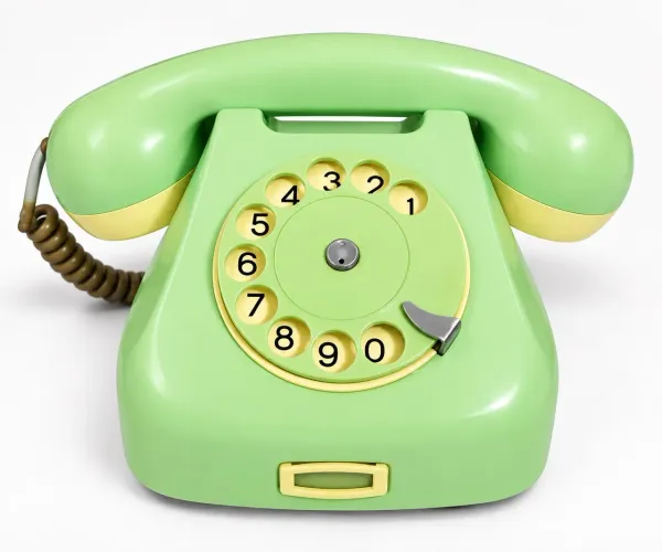 Antigo e raro telefone de mesa