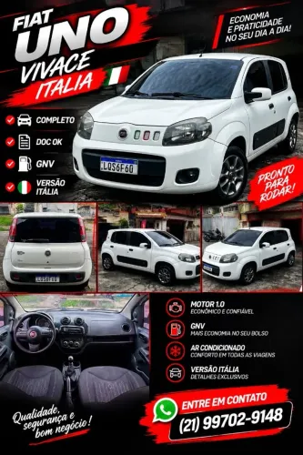 Fiat Uno Vivace/rua 1.0 EVO Fire Flex 8V 5P 2013