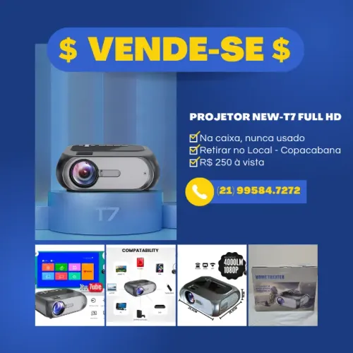 Projetor New-T7 Full HD