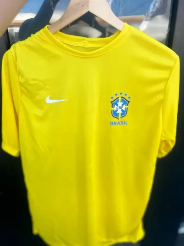 Camisa Do Brasil Amarela