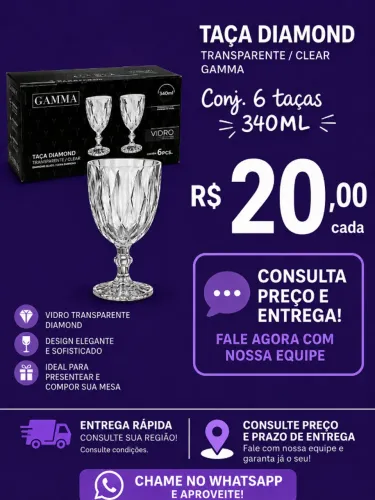 ? TAÇA DIAMOND 340ML ?