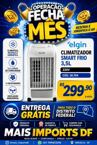 Climatizador Elgin novo