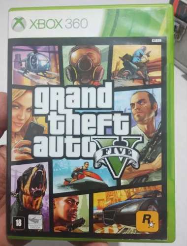 GTA 5 Xbox 360 original com mapa