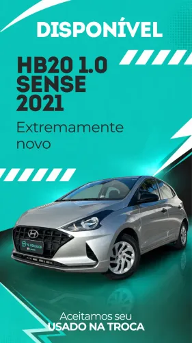 Hyundai HB20 Sense 1.0 Flex 12V MEC 2021
