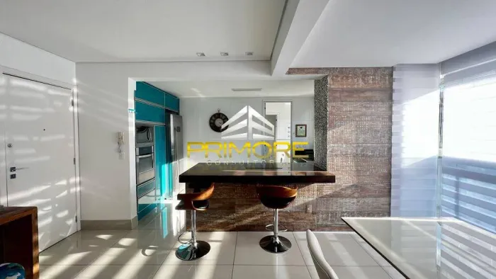 Aluguel de apartamento mobiliado no Vila da Serra com cozinha gourmet
