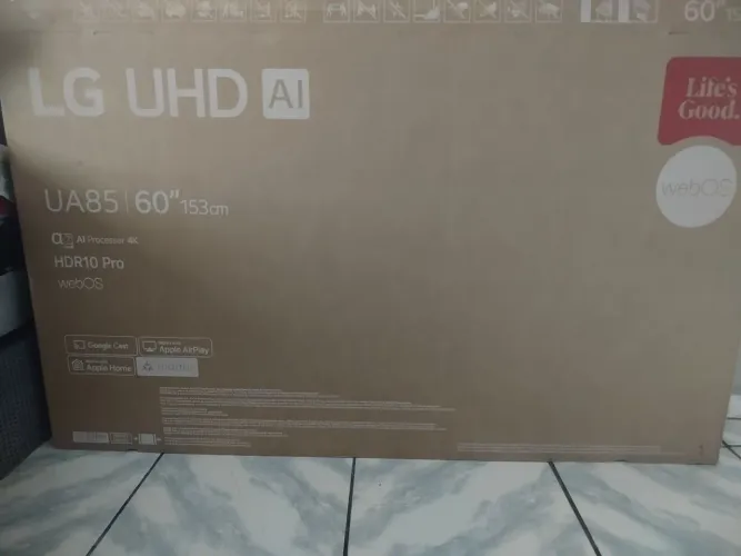 V/TV LG 4K POLEGADAS ZERADA