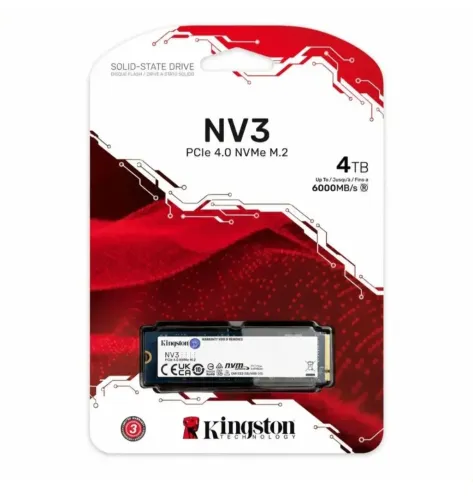 Ssd nmve pcie 4.0 Kingston NV3 4tb