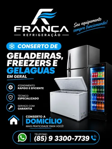Concerto de Geladeiras, freezer e Gelaguas