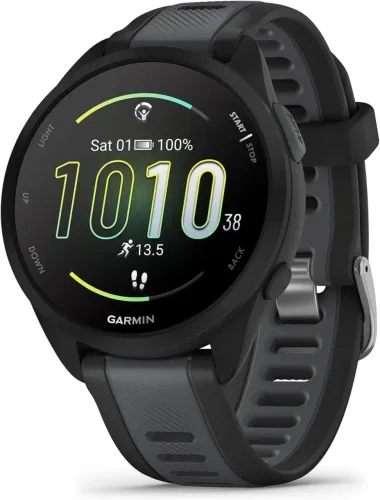  Garmin Relógio Forerunner 165 - 43mm com Monitor Cardíaco de Pulso e GPS
