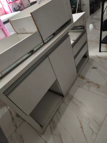 Bancada pia mesa de MDF branca