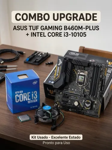 ASUS TUF GAMING B460M-PLUS + INTEL CORE i3-10105