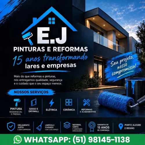 Reforma e pinturas