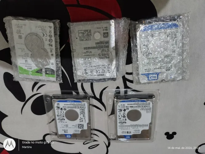 HDs SEMI-NOVOS 500gb e 1000gb TUDO ou unidade 