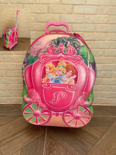 Mala com rodinhas - princesas Disney