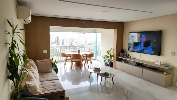 Viva o melhor da Barra Funda em um apartamento que une sofisticação, conforto e lazer comp