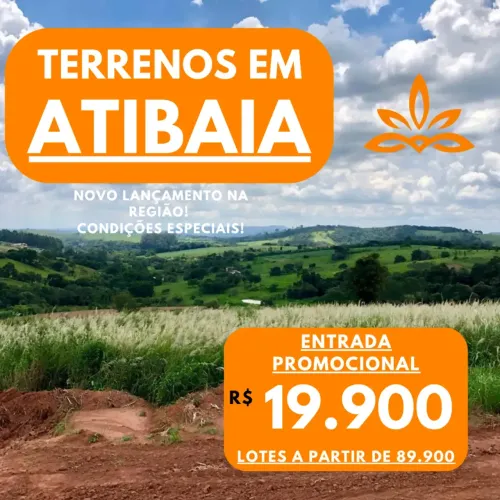 86A- LOTES COM NATUREZA AO REDOR EM ATIBAIA