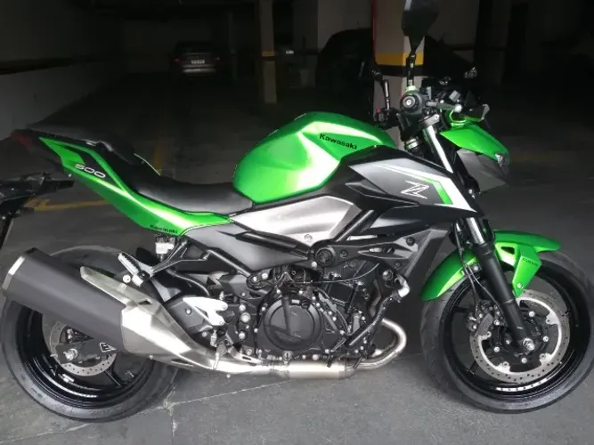 Vendo Kawasaki Z500/2025 novissíma, garantia de fábrica