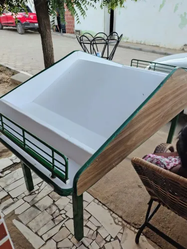 Fruteira central pra hortifruit e mercadinhos 1x2 metros 