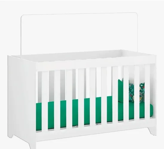 Berço com colchão/vira cama