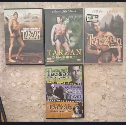 Coleção de filmes Tarzan 9 filmes