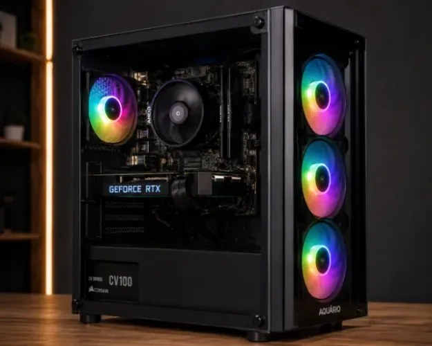 PC Gamer Ryzen 5 5500 + RTX 2060 + 16GB + SSD NVMe 512GB