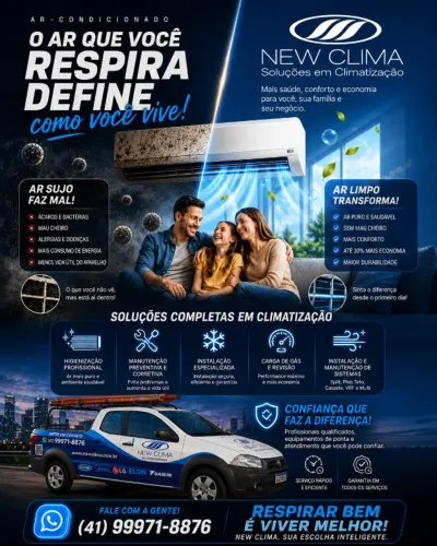 ar condicionado higienização instalação manutenção venda