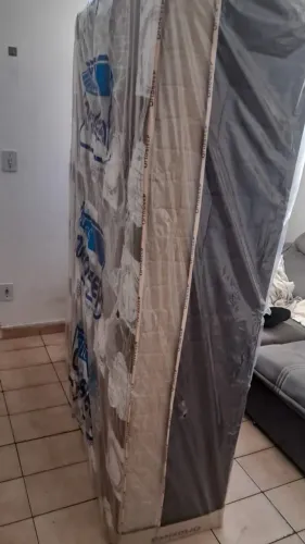 Cama box casal acoplada semi nova
