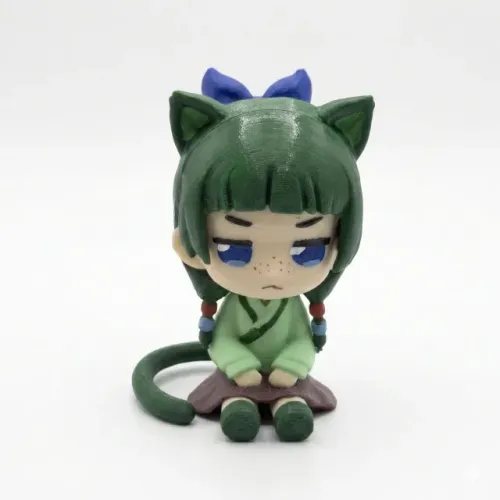 Action figure 7cm maomao sentada gato, mini figura anime kawaii sentado gato neko, Diários
