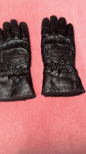 Luva de couro da Harley Davidson tamanho P super novas!