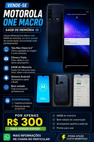 MOTOROLA ONE MACRO 64G