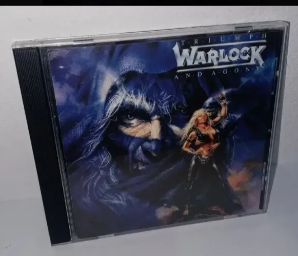 Cd Warlock - Triumph and Agony - importado - usado em excelente estado