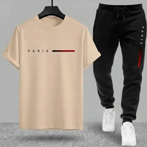 Conjunto Camisa + Calça Casual Algodão Estampado