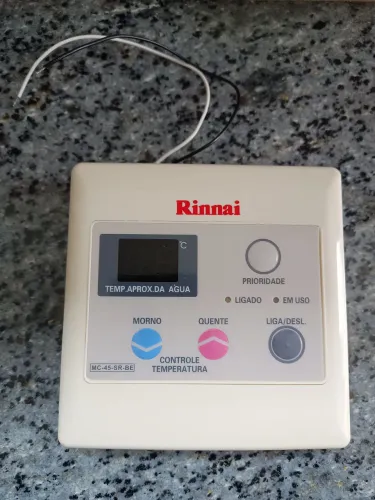 Vendo Controle Remoto Display Aquecedor Rinnai Reu1602Fea/Ffa, Novo.
