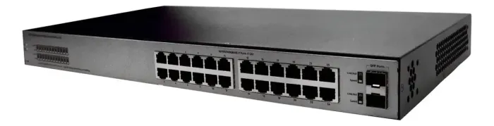 Switch 24 portas HP Aruba 1920S Gerenciável 24 portas Gigabit + 2 portas SFP - JL381A