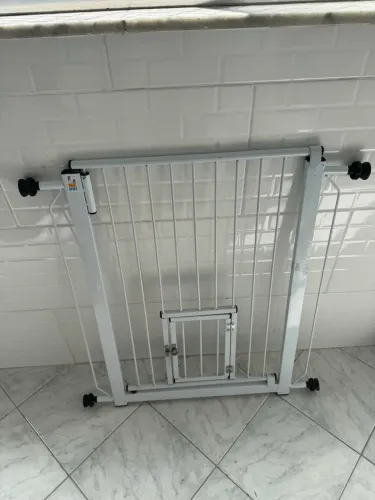 Portão Pet com portinhola 80cm